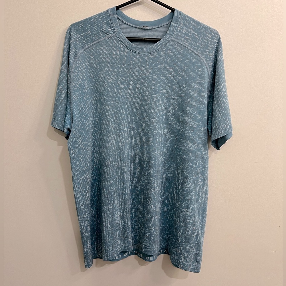 lululemon - Metal Vent Tech Short-Sleeve Shirt - Blue/Gray - Large